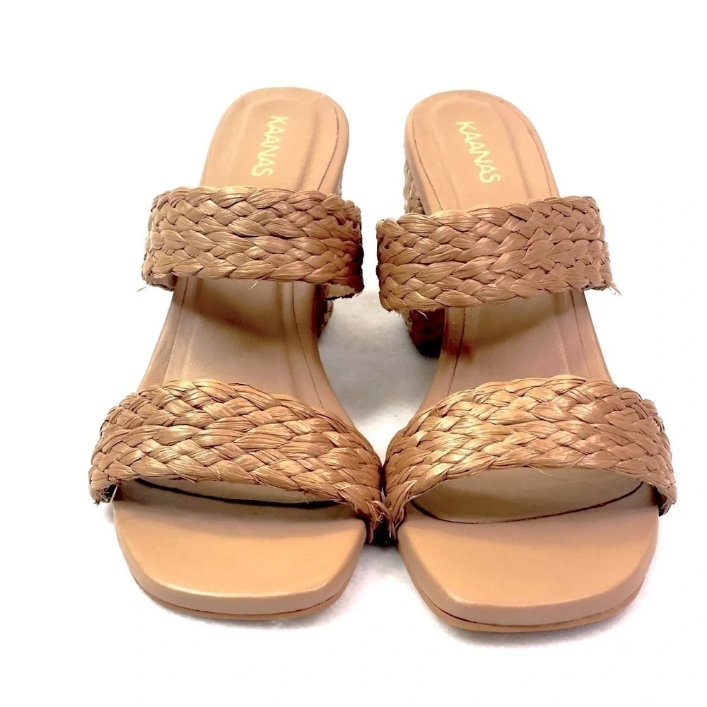 KAANAS Block Heel Sandals New size 10 - Picture 5 of 12